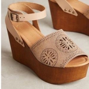 Seychelles Genuine Suede Wedge NEW